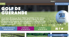 Desktop Screenshot of golfdeguerande.com
